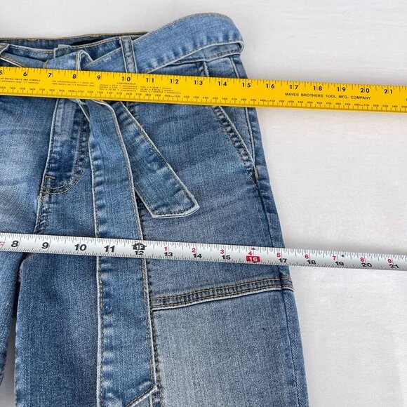 Kut From The Kloth Reese High-Rise Ankle Straight Leg Tie Belt Jeans Women Sz.00 - Picture 10 of 14
